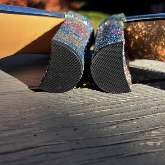 Steve Madden Multi Collor Glitter Heel - Picture 2 of 5
